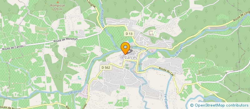 localisation de l'entreprise MADAME ANDREA ROUX  CARCES