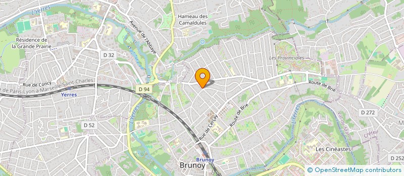 localisation de l'entreprise MADAME ANDREA RUBAT-CIAGNUS  BRUNOY