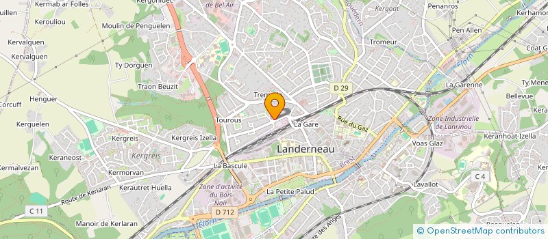 localisation de l'entreprise MADAME ANDREA SAGOT à LANDERNEAU