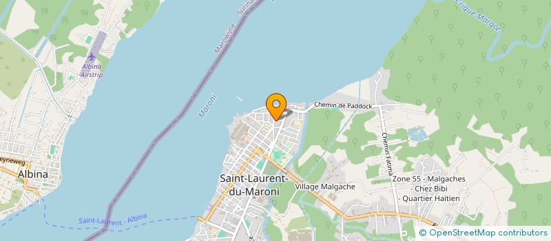 localisation de l'entreprise MADAME ANDREA SAGREDO ORTIZ à SAINT-LAURENT-DU-MARONI