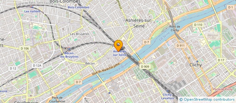 localisation de l'entreprise MADAME ANDREA SAPRANIDES  ASNIERES-SUR-SEINE