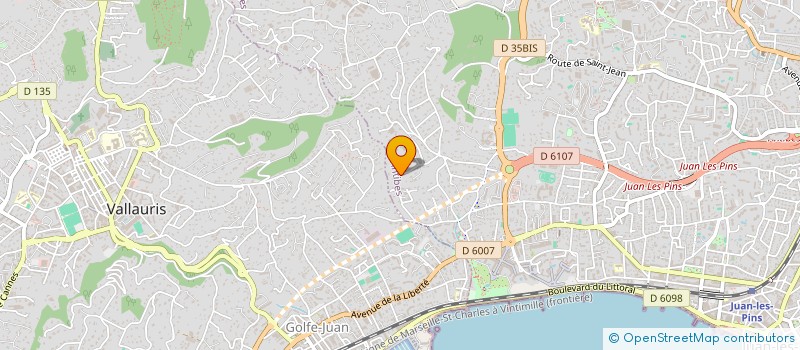 localisation de l'entreprise MADAME ANDREA SCHNITZLER à ANTIBES