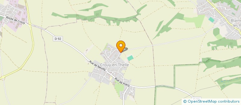 localisation de l'entreprise MADAME ANDREA SERRIN  CROUY-EN-THELLE