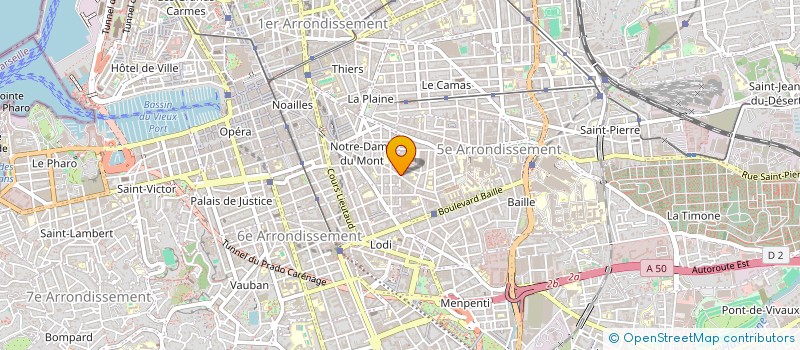 localisation de l'entreprise MADAME ANDREA SERVIA à MARSEILLE