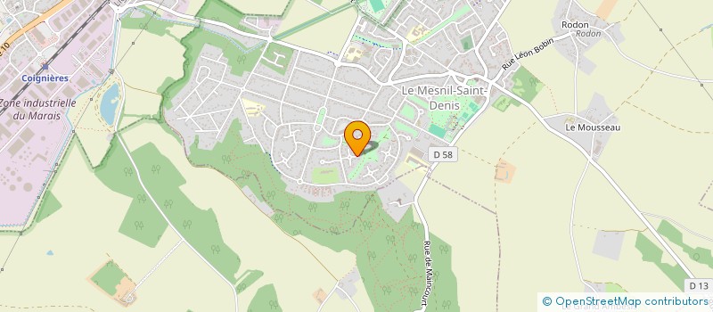 localisation de l'entreprise MADAME ANDREA SOLER  LE MESNIL-SAINT-DENIS