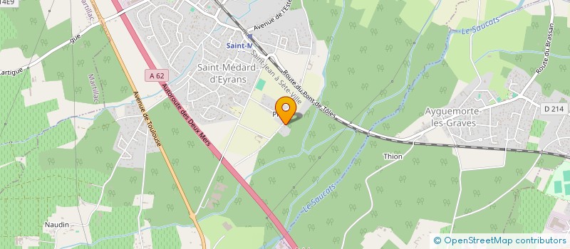 localisation de l'entreprise MADAME ANDREA SORIN  SAINT-MEDARD-D'EYRANS