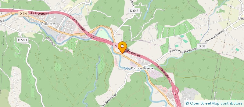 localisation de l'entreprise MADAME ANDREA SPERANZA  MANOSQUE