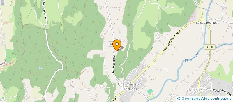 localisation de l'entreprise MADAME ANDREA SUIFFON  CHARMES-SUR-L'HERBASSE