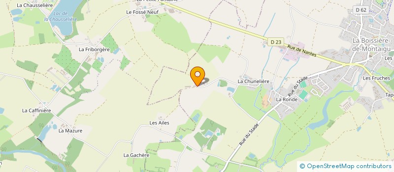 localisation de l'entreprise MADAME ANDREA SULPICE  LA BOISSIERE-DE-MONTAIGU