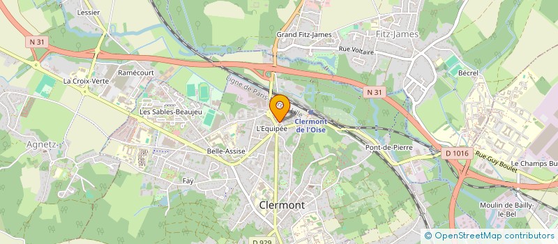 localisation de l'entreprise MADAME ANDREA TARDIEU  CLERMONT