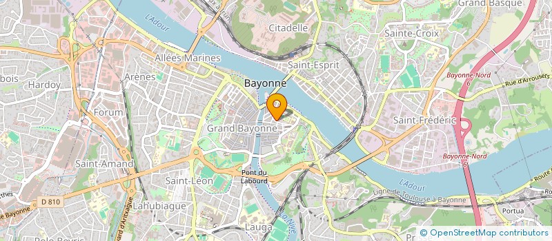 localisation de l'entreprise MADAME ANDREA TEJEDOR  BAYONNE