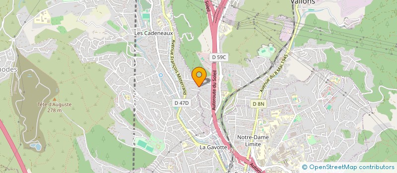 localisation de l'entreprise MADAME ANDREA TERZIAN à LES PENNES-MIRABEAU