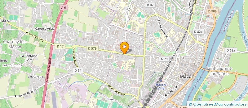 localisation de l'entreprise MADAME ANDREA TISSOT  CHARNAY-LES-MACON