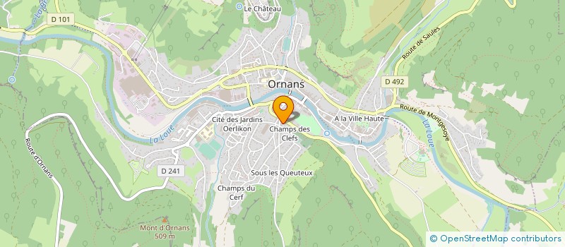 localisation de l'entreprise MADAME ANDREA TRIPONNEY  ORNANS