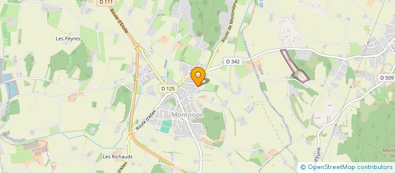 localisation de l'entreprise MADAME ANDREA TUDICO  MONTOISON