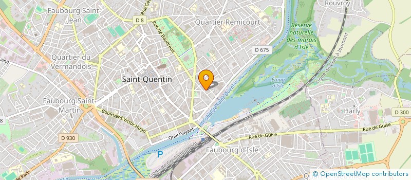 localisation de l'entreprise MADAME ANDREA TYERS à SAINT-QUENTIN