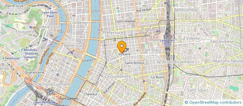 localisation de l'entreprise MADAME ANDREA VERRECCHIA  LYON