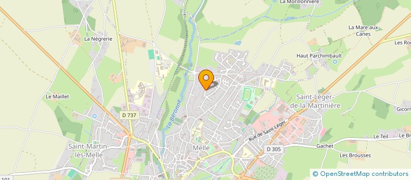 localisation de l'entreprise MADAME ANDREA VIGIER  MELLE