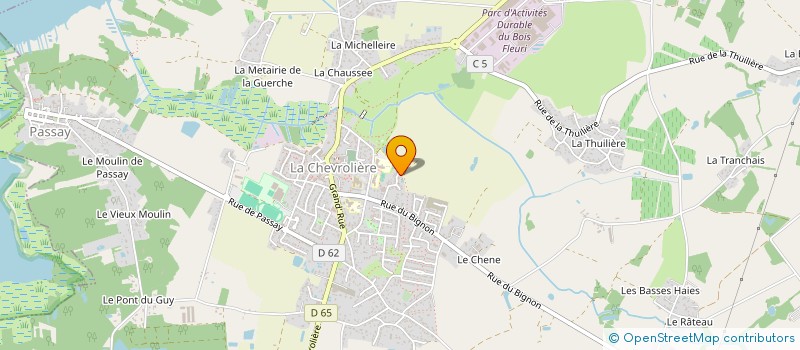 localisation de l'entreprise MADAME ANDREA VINCENT à SAINT-SEBASTIEN-SUR-LOIRE