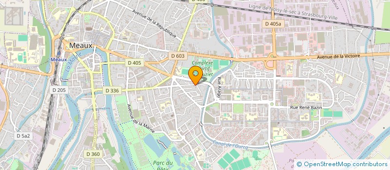 localisation de l'entreprise MADAME ANDREA VINCENT  MEAUX