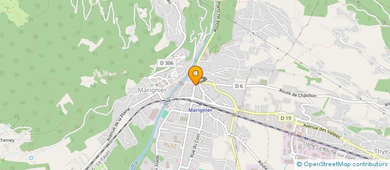 localisation de l'entreprise MADAME ANDREA VIOLLET  MARIGNIER