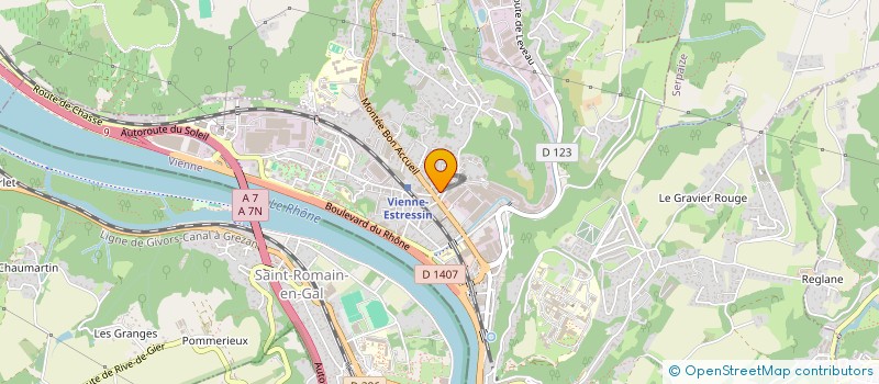 localisation de l'entreprise MADAME ANDREA WALO à VIENNE