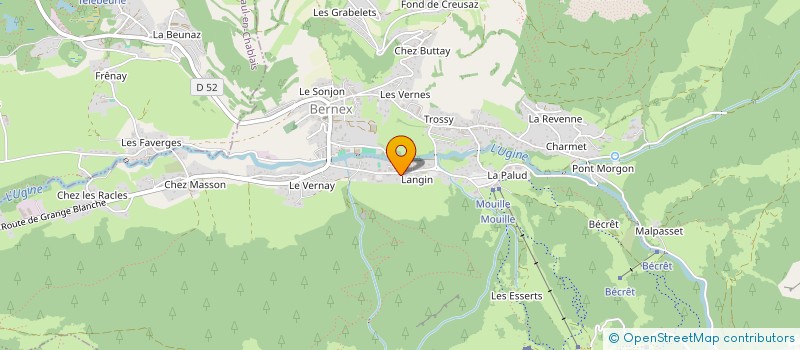 localisation de l'entreprise MADAME ANDREANNE BOUVIER  BERNEX