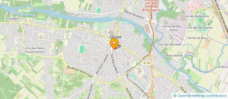 localisation de l'entreprise MADAME ANDREANNE CANNET à OLIVET