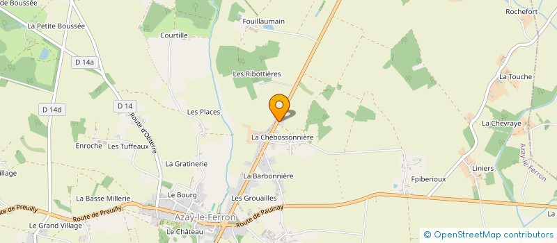 localisation de l'entreprise MADAME ANDREE ALOITAULT à AZAY-LE-FERRON