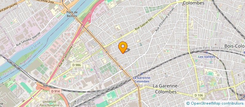 localisation de l'entreprise MADAME ANDREE-ANNE CHIASSON  COLOMBES