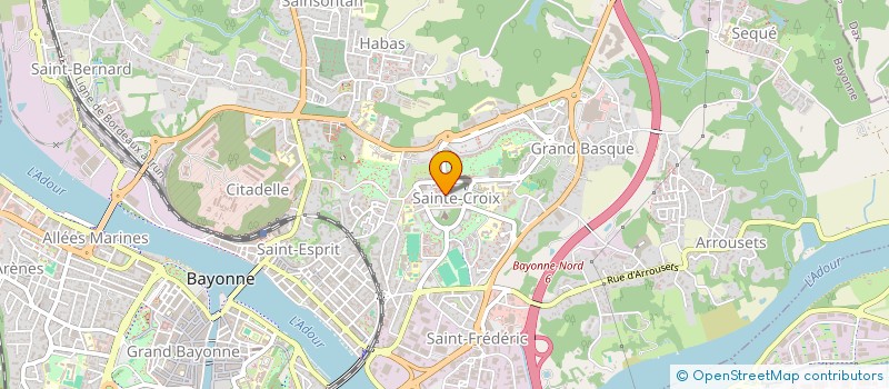 localisation de l'entreprise MADAME ANDREE-ANNE LASCOLS à BAYONNE