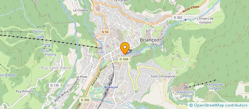 localisation de l'entreprise MADAME ANDREE AURRAN à BRIANCON