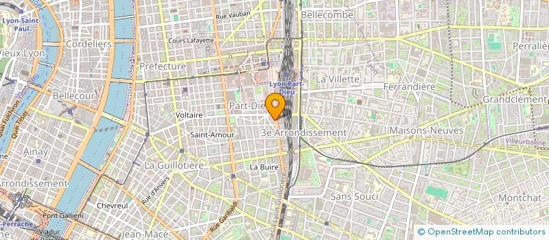 localisation de l'entreprise MADAME ANDREE BALLY  LYON