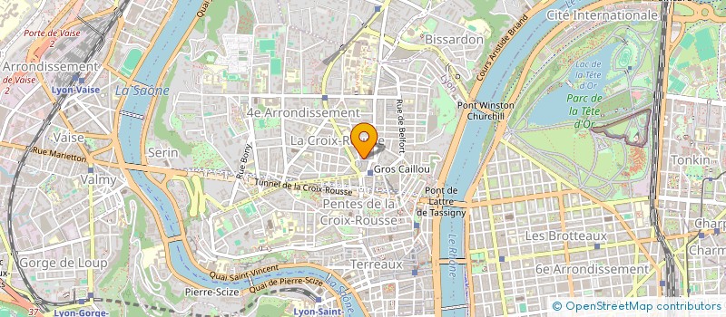 localisation de l'entreprise MADAME ANDREE BASTIDE  LYON