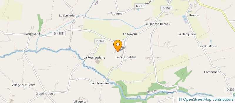 localisation de l'entreprise MADAME ANDREE BAUDIN  NOTRE-DAME-DE-CENILLY