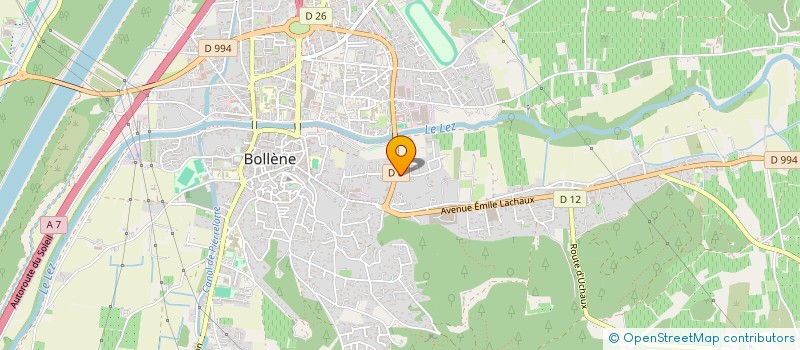 localisation de l'entreprise MADAME ANDREE BAUDINO  BOLLENE