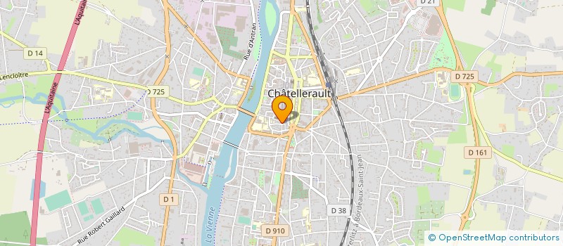 localisation de l'entreprise MADAME ANDREE BEAUDOUX à CHATELLERAULT