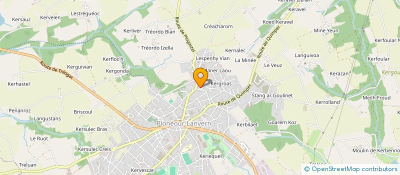 localisation de l'entreprise MADAME ANDREE BELLIARD à PLONEOUR-LANVERN