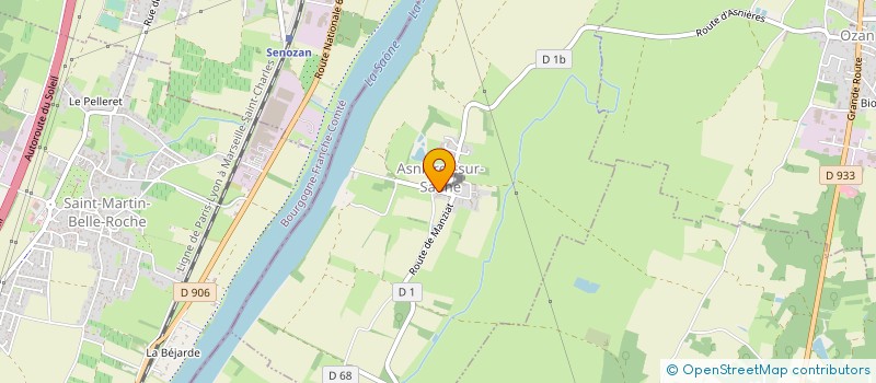 localisation de l'entreprise MADAME ANDREE BENOIT à ASNIERES-SUR-SAONE
