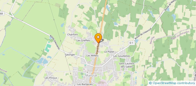 localisation de l'entreprise MADAME ANDREE BENOIT à MANZIAT