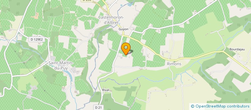 localisation de l'entreprise MADAME ANDREE BENTEJAC  RIMONS