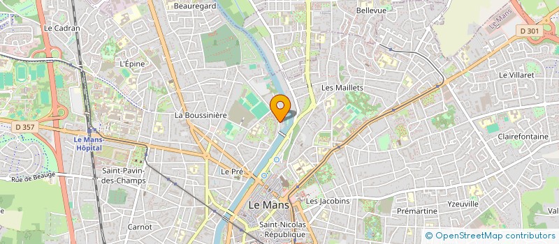 localisation de l'entreprise MADAME ANDREE BERARD à LE MANS