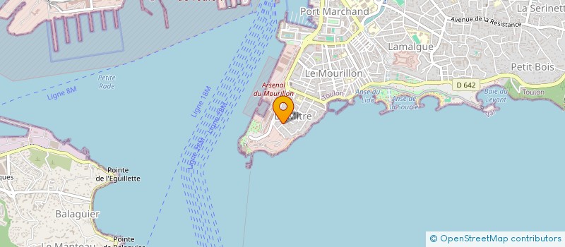 localisation de l'entreprise MADAME ANDREE BERGOIGNAN à TOULON