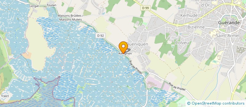 localisation de l'entreprise MADAME ANDREE BERNIER à GUERANDE