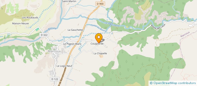 localisation de l'entreprise MADAME ANDREE BIANCHI à MARCOUX