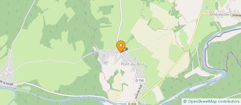 localisation de l'entreprise MADAME ANDREE BIENFAIT à PONT-DU-BOIS