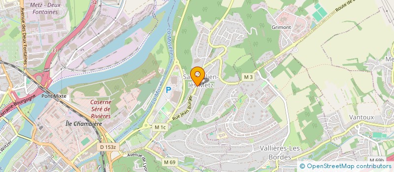 localisation de l'entreprise MADAME ANDREE BIETZER à SAINT-JULIEN-LES-METZ