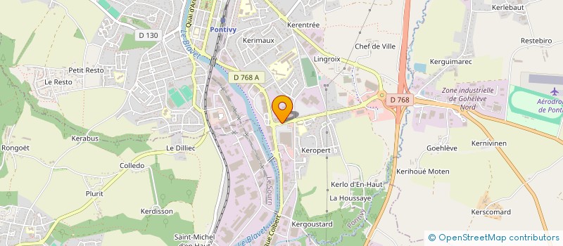 localisation de l'entreprise MADAME ANDREE BIZIEN à PONTIVY