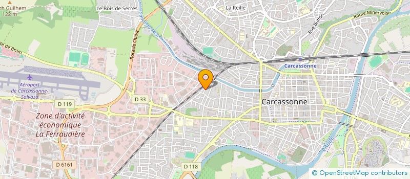 localisation de l'entreprise MADAME ANDREE BLACHERE  CARCASSONNE