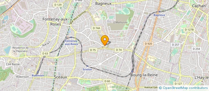 localisation de l'entreprise MADAME ANDREE BLANPAIN à BAGNEUX